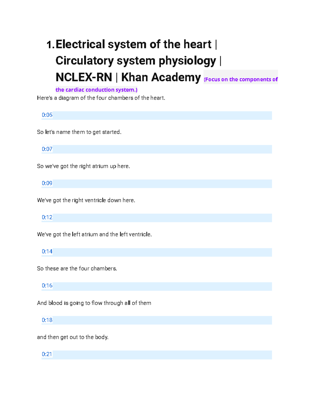 Hemodynamic Notes: Understanding Cardiac Conduction System and ECG/EKG ...