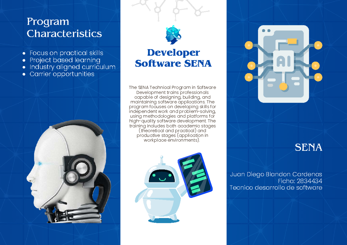 Folleto - The SENA Technical Program in Software Development trains ...