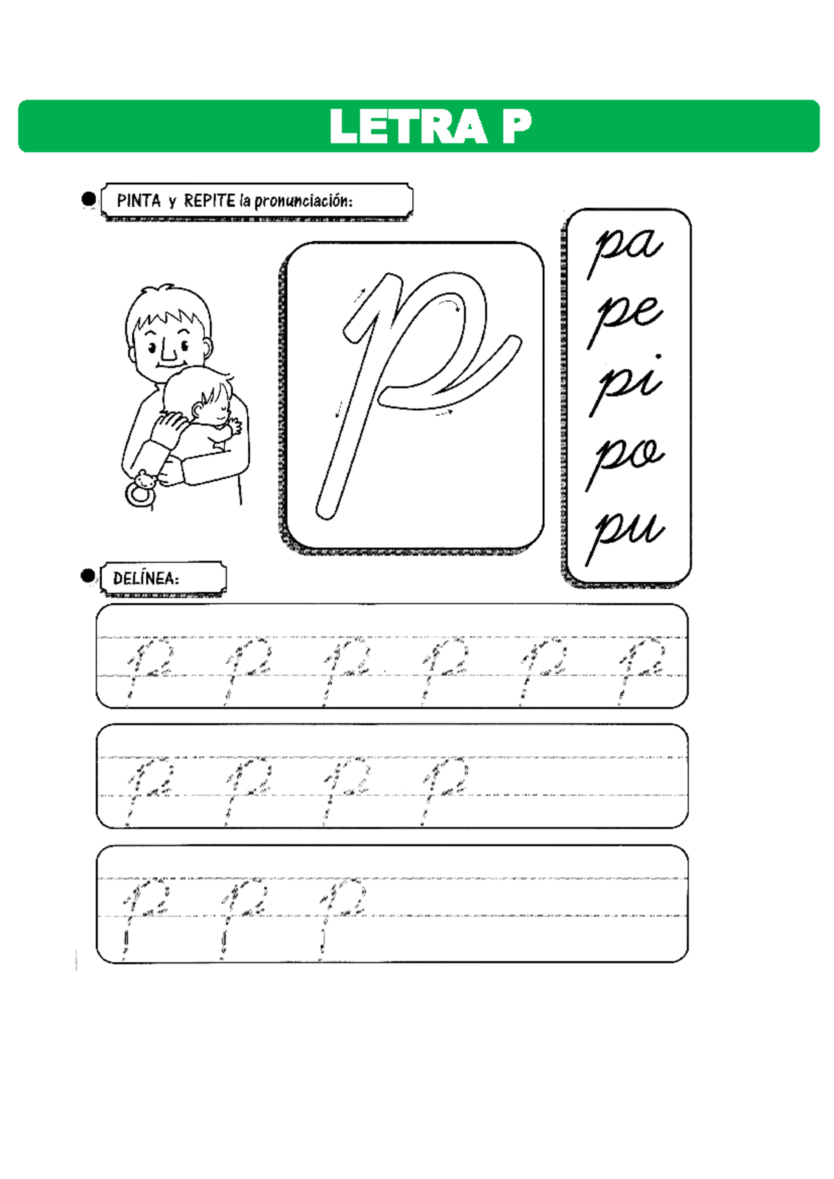 La Letra P para Ninos de Cuatro Anos - administración de proyectos ti ...