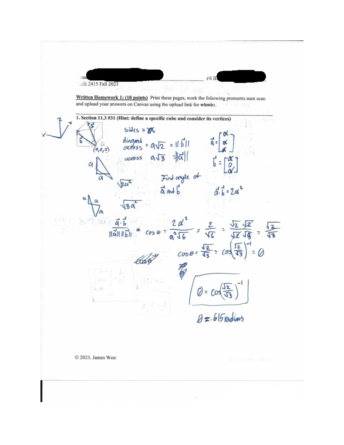 PS ID 2415 Fall 2023 Written Homework 1 Instructions and Problems - Studocu