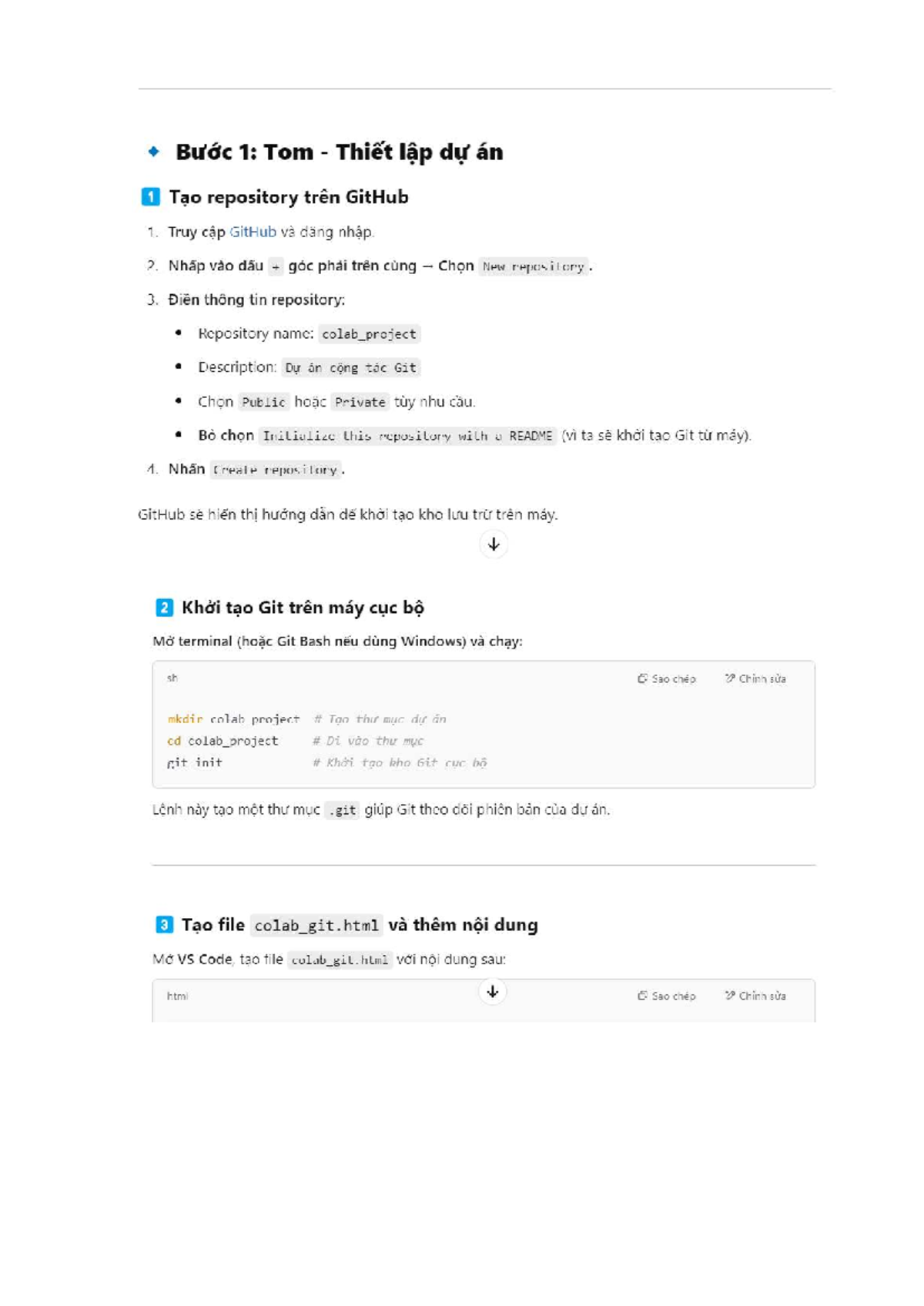 Hướng Dẫn Sử Dụng GitHub cho Dự Án Colab (Git 101) - Studocu