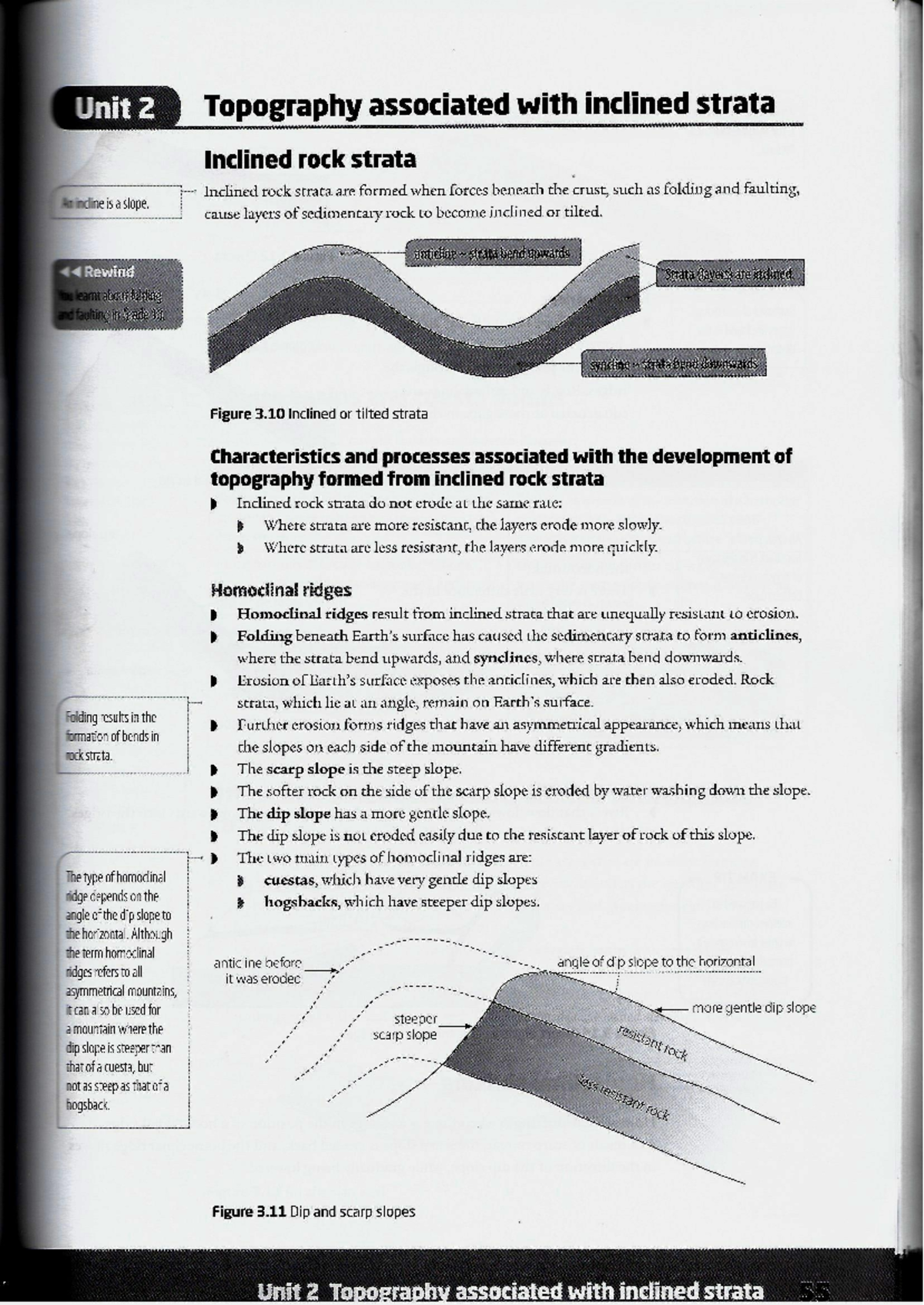 Topography of Inclined Strata: An Analysis of Geological Features - Studocu