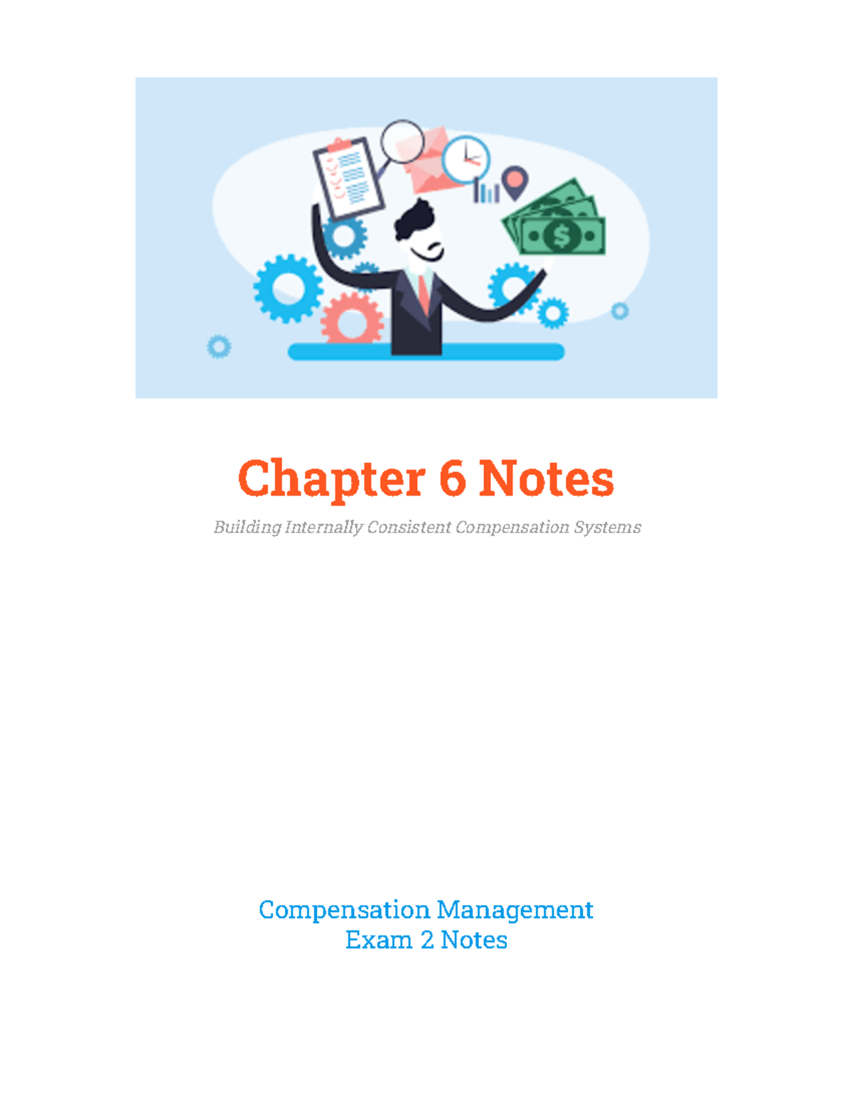 MGT 4543 Final Exam Notes: Building Internally Consistent Compensation ...