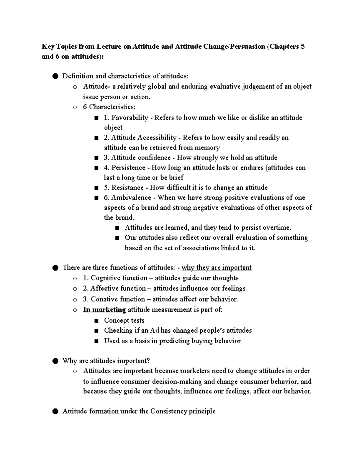 Consumer Behavior Exam 1 Study Guide (MKT 490, Spring 2025) - Studocu