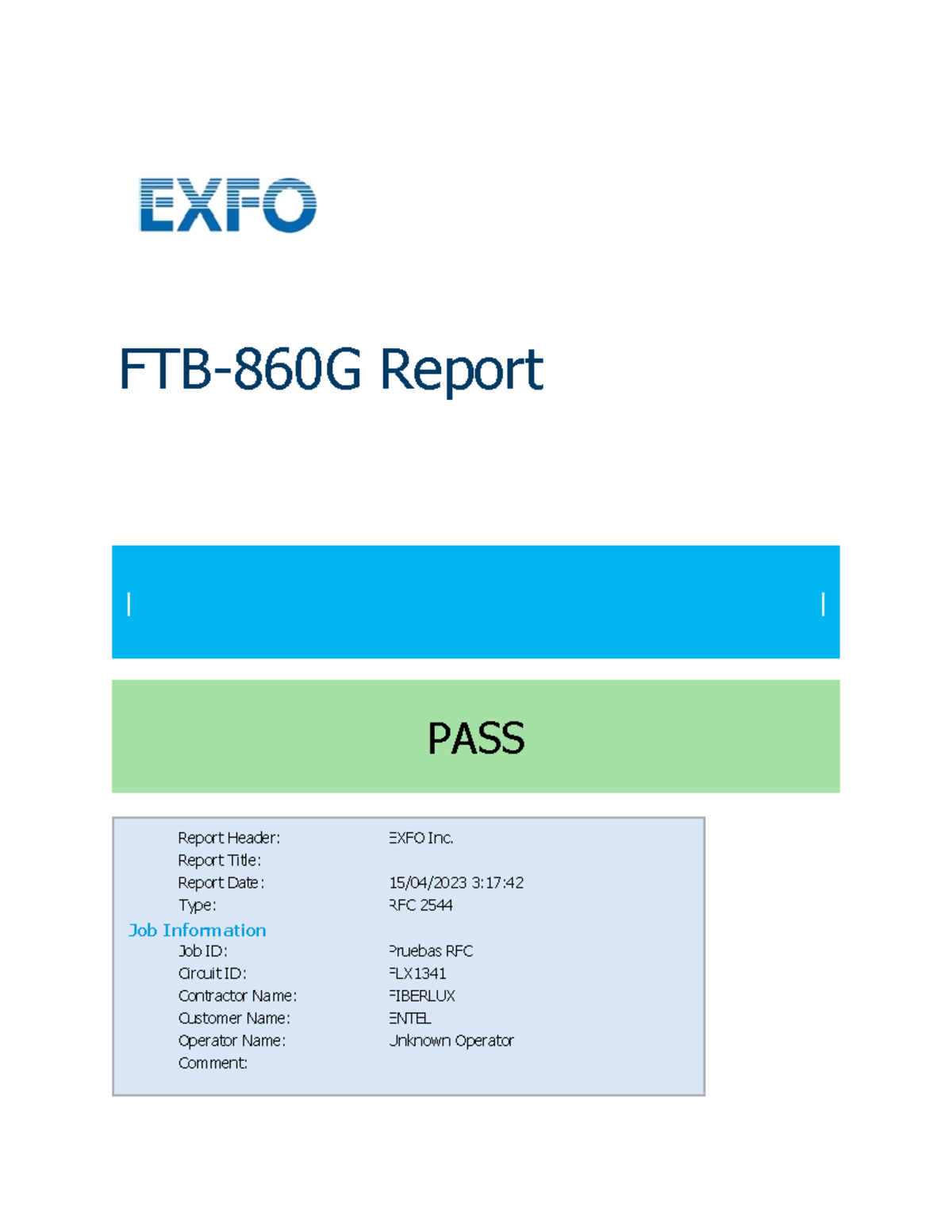 RFC 2544 Test Report - EXFO Inc. - April 15, 2023 - Studocu