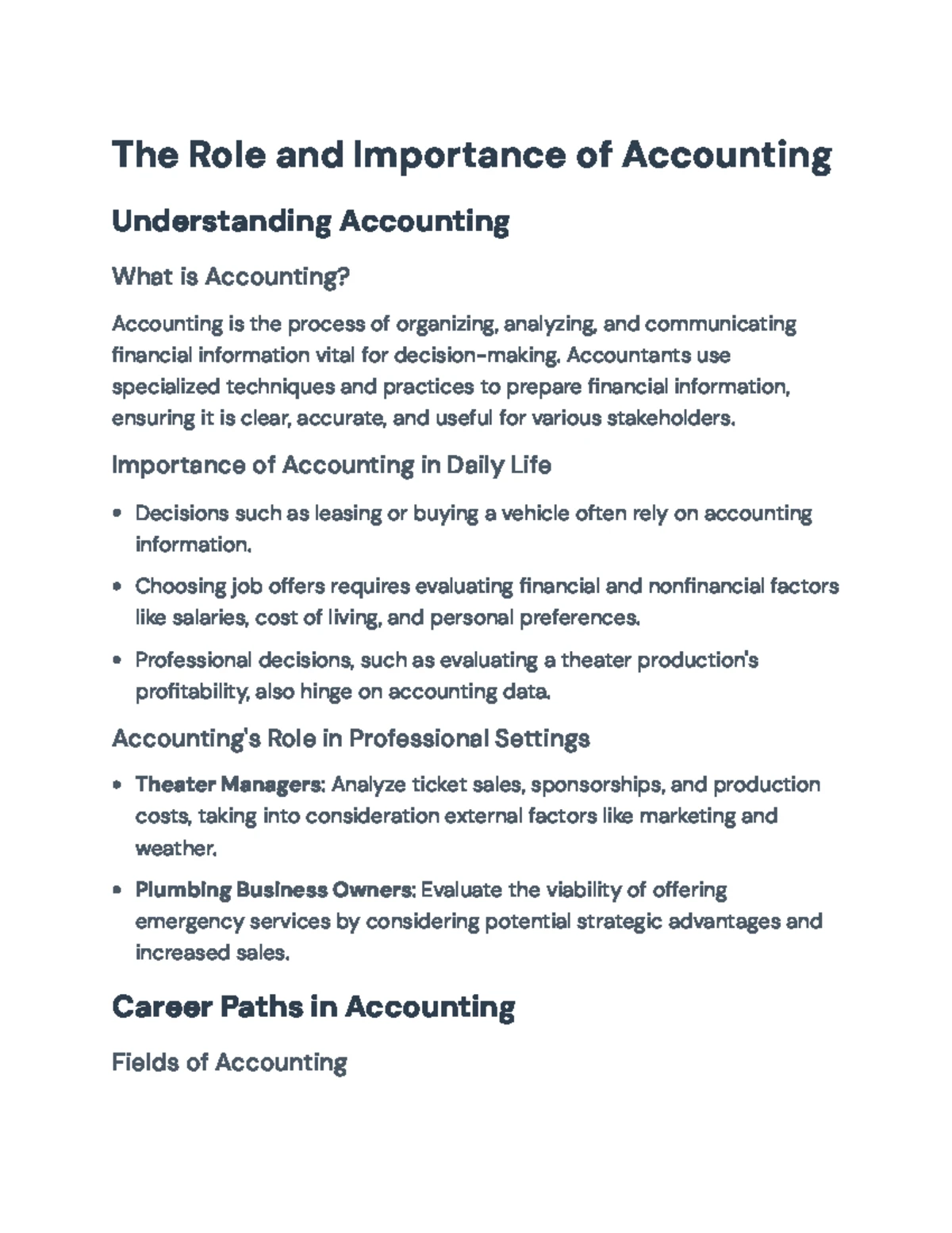 Understanding the Accounting Profession: Roles, Types, and Careers ...