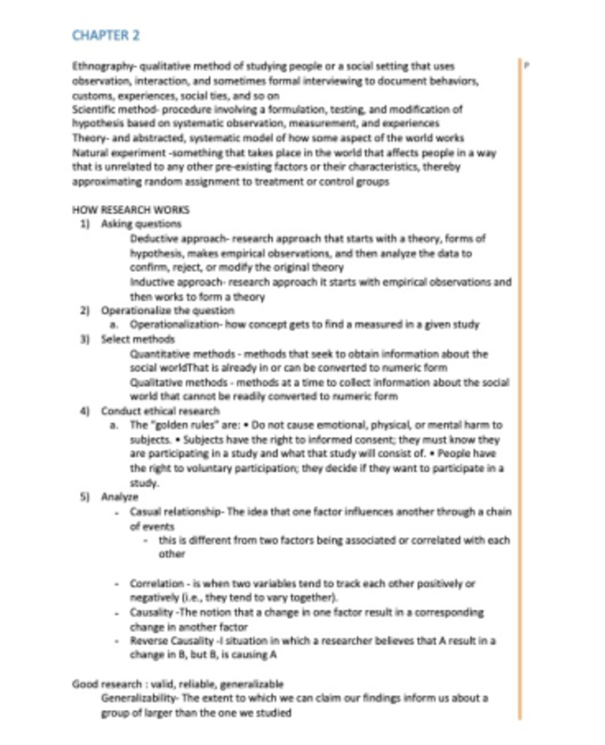Chapter 2 - Amanda Lequieu - CHAPTER 2 qualitative method of studying ...