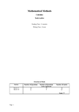 Math Methods Unit 3 and 4 - Grade: 12 - Victorian Certificate of ...