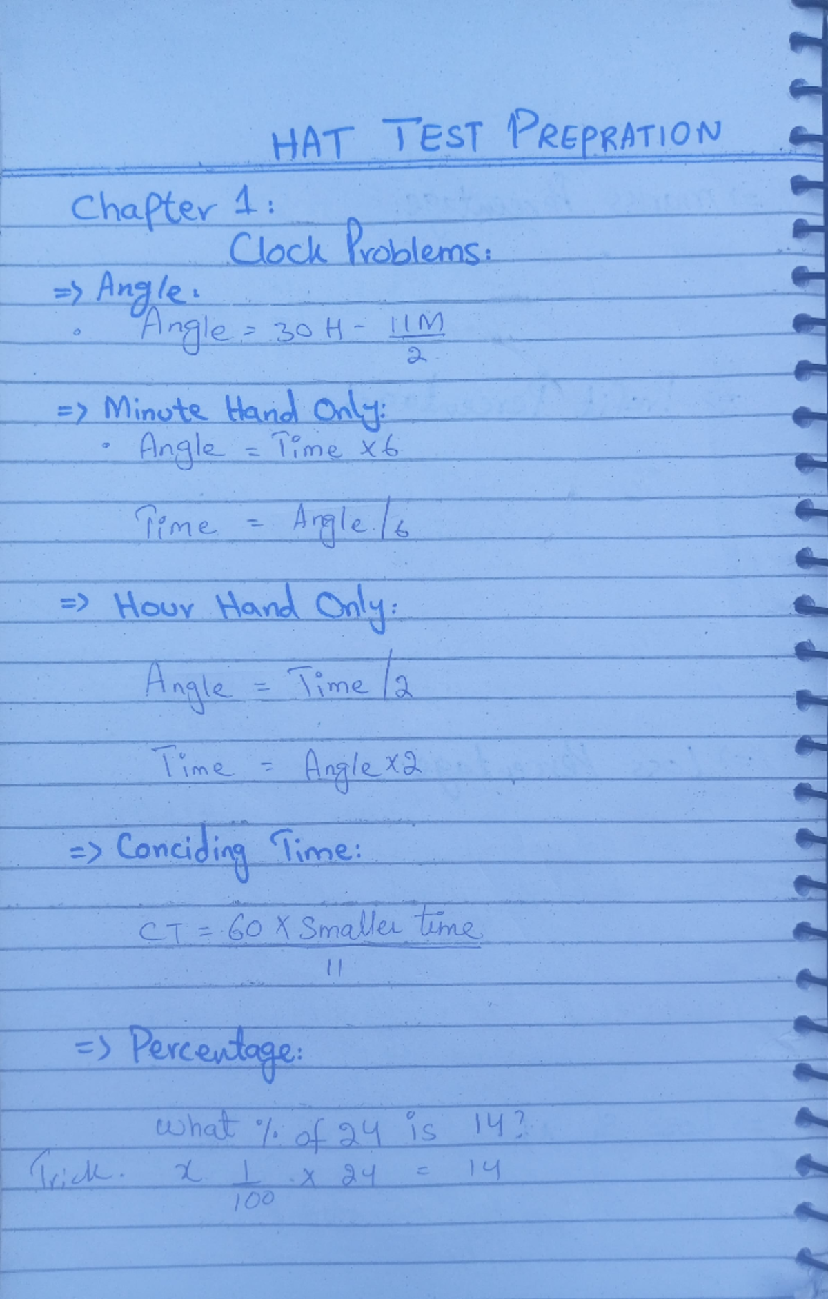 HAT math formulas - HEC - HAT TeST PREPRATI ON Chapter 4: Cock Bablens ...