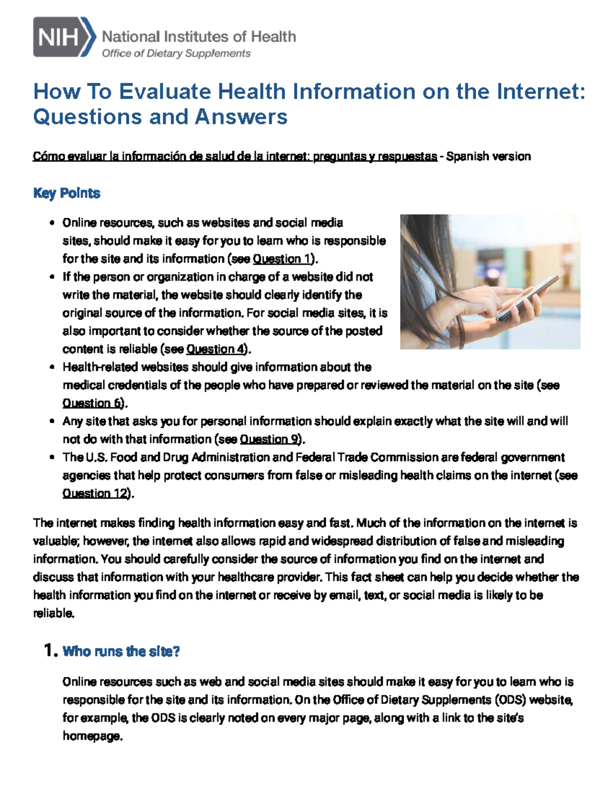 Evaluating Health Info Online: A Comprehensive Guide - Studocu