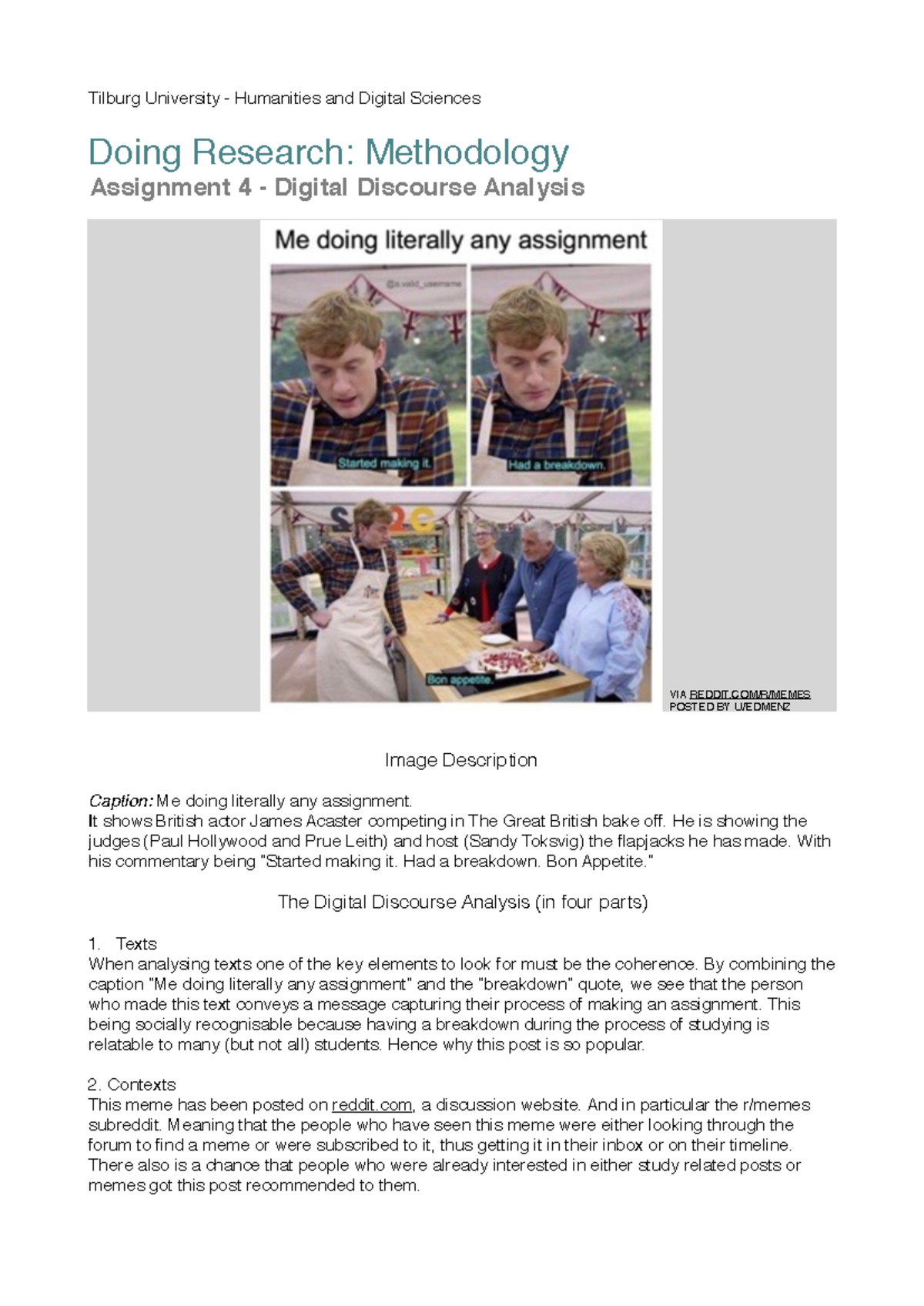 Digital Discourse Analysis Methodology - Assignment 4 Overview ...