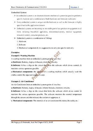 Module 1 - Basic Electronics - Studocu