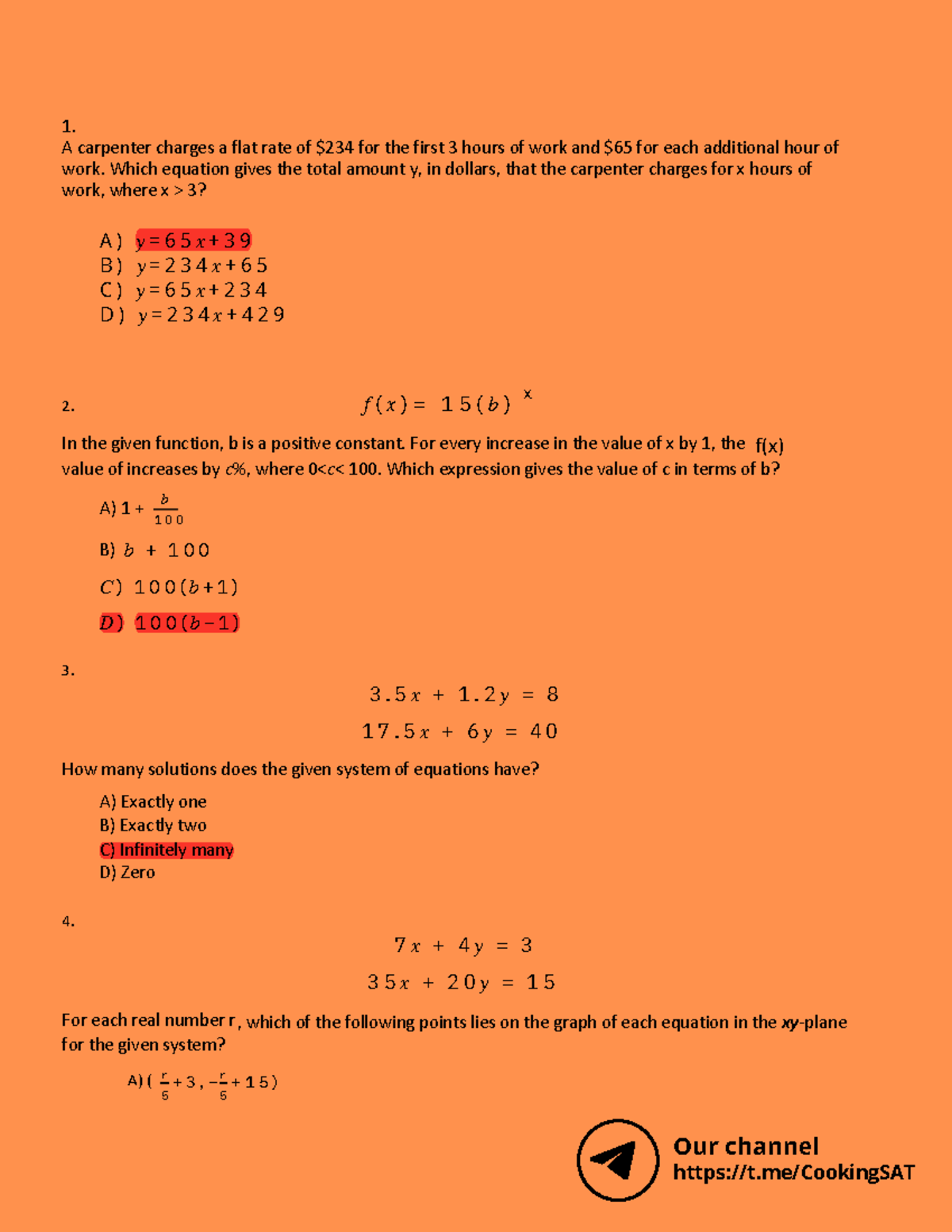 June SAT Math Predictions (SAT 2023) - Studocu