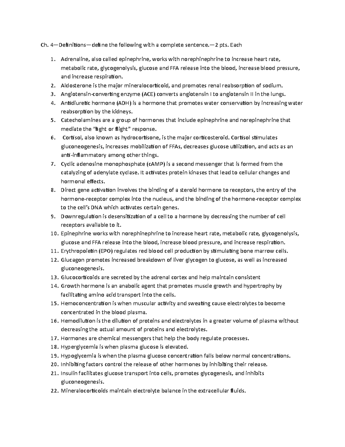 Ch4 definitions - Ch. 4—Definitions—define the following with a ...