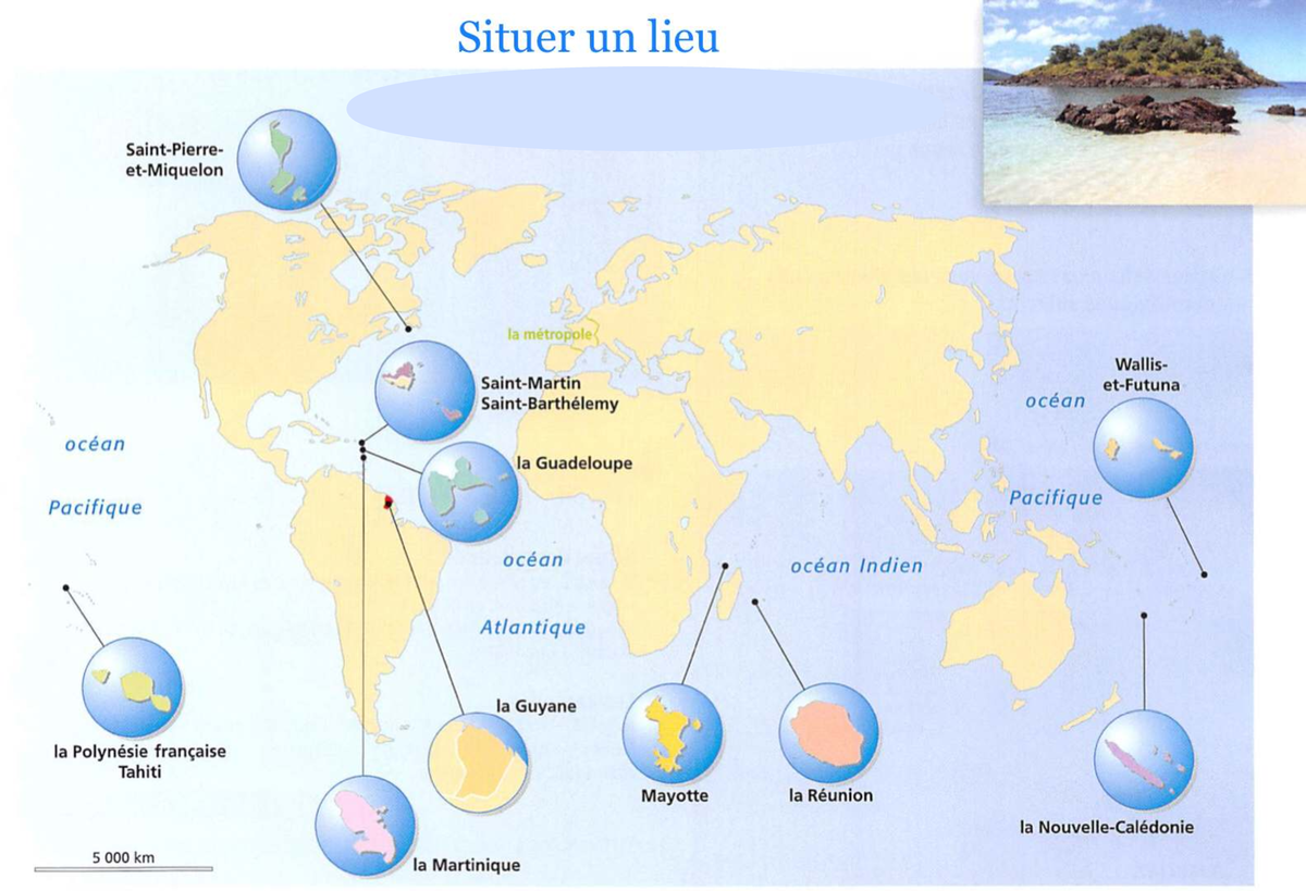 Caractériser un lieu - Lecture de français sur les îles et leur ...