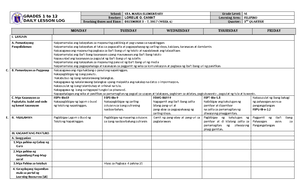 DLL Science 6 Q4 W3 - GRADES 1 to 12 DAILY LESSON LOG School: File ...