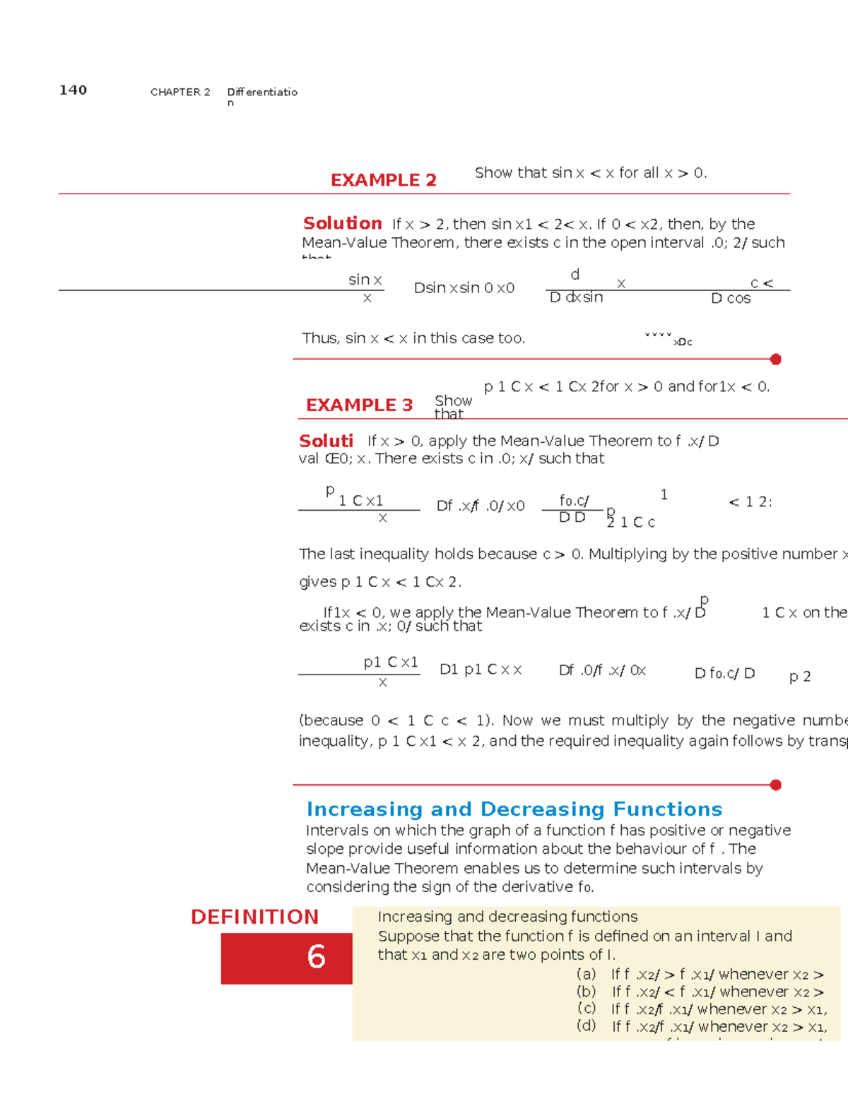 Adams Calculus 160: Chapter 2 - Differentiation and Function Behavior ...