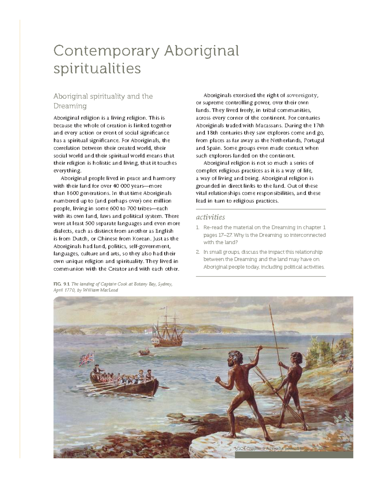 Aboriginal Spirituality: The Dreaming and Its Connection to Land - Studocu
