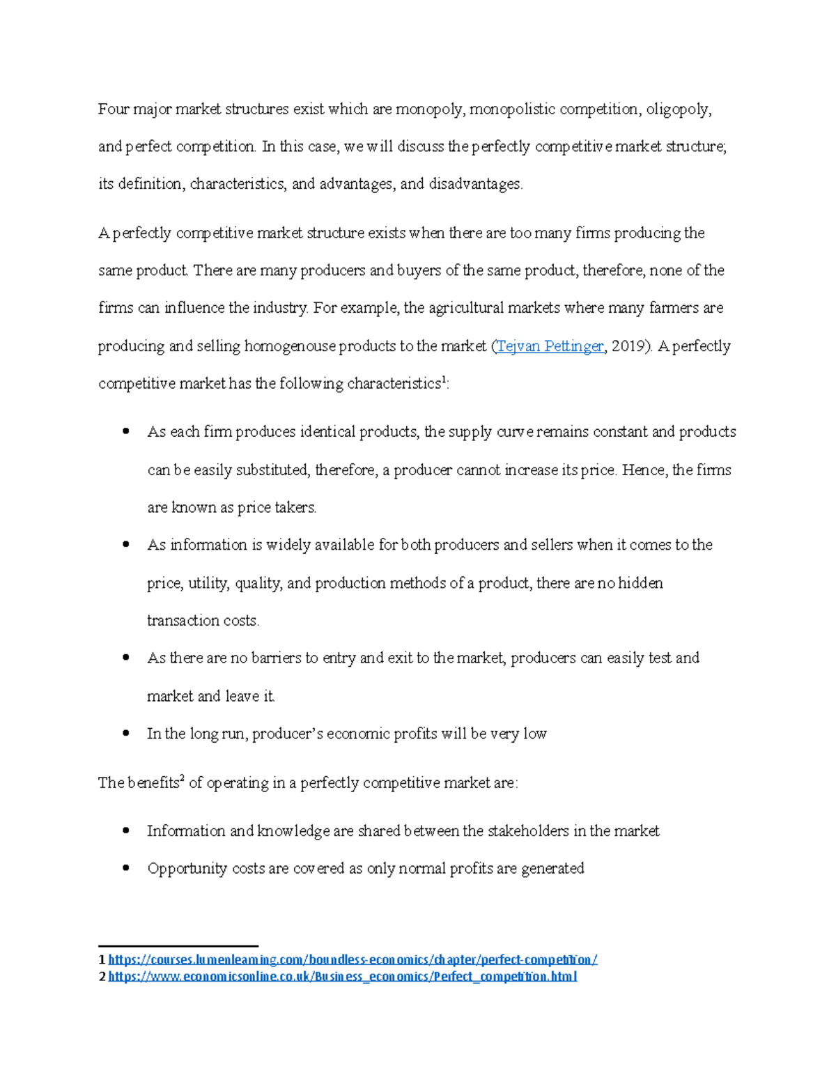 Module 5 Case Study: Understanding Perfect Competition Dynamics - Studocu
