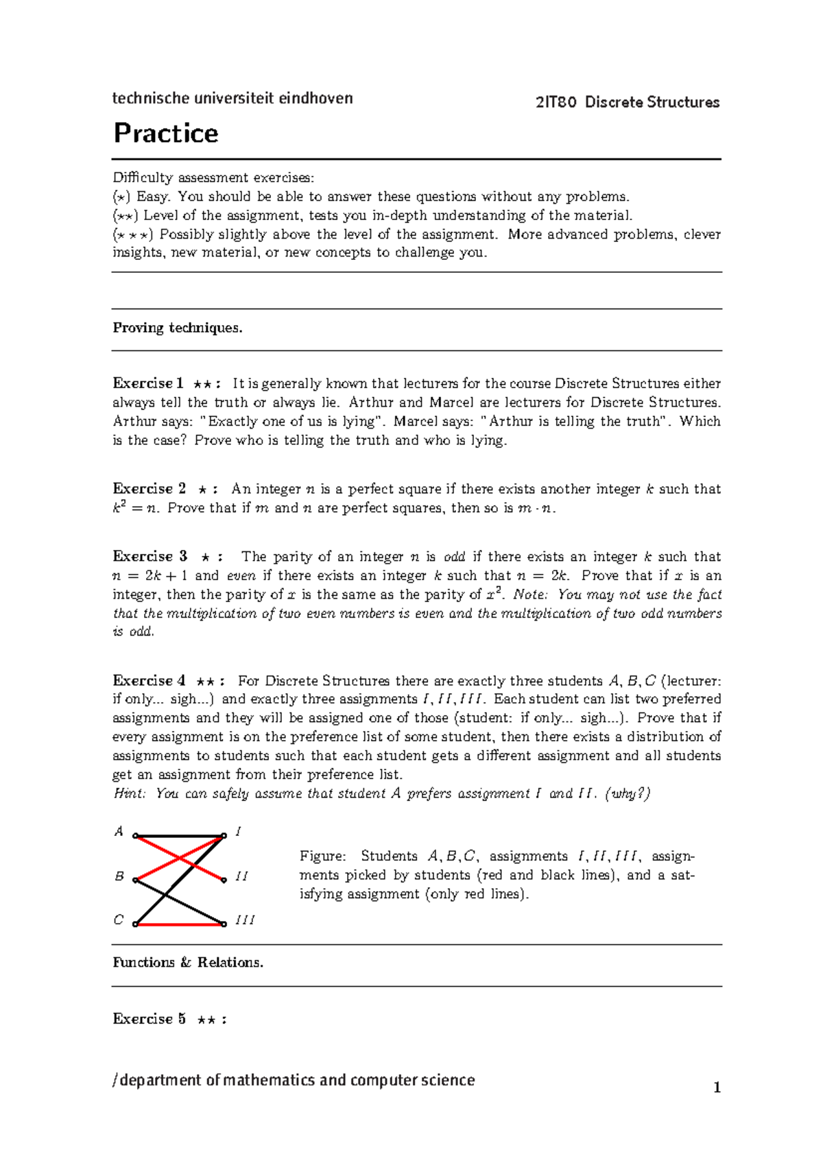 2IT80 2020-21 P1 - Discrete Structures Practice Set 1 Exercises ...