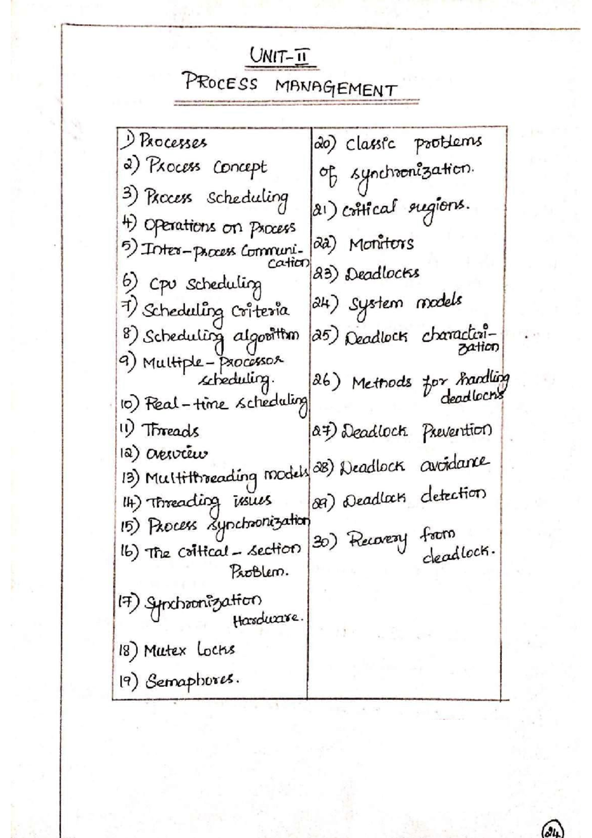 Introduction to Operating Systems - CS3451 - Process Management Notes ...