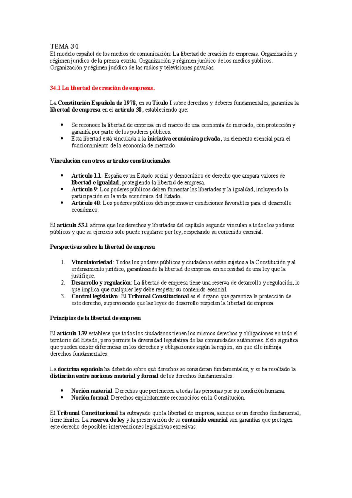 Tema 34 - Modelo español de medios - TEMA 34 El modelo español de los ...