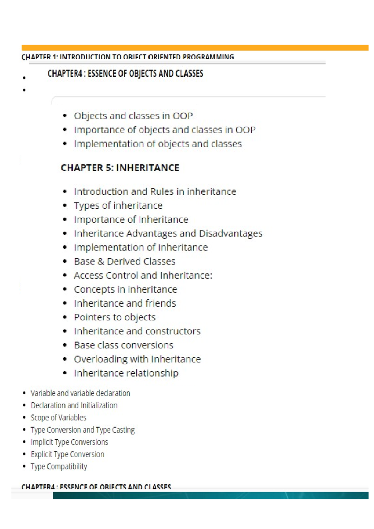OOP Today: Key Operations and Concepts Explained - Studocu