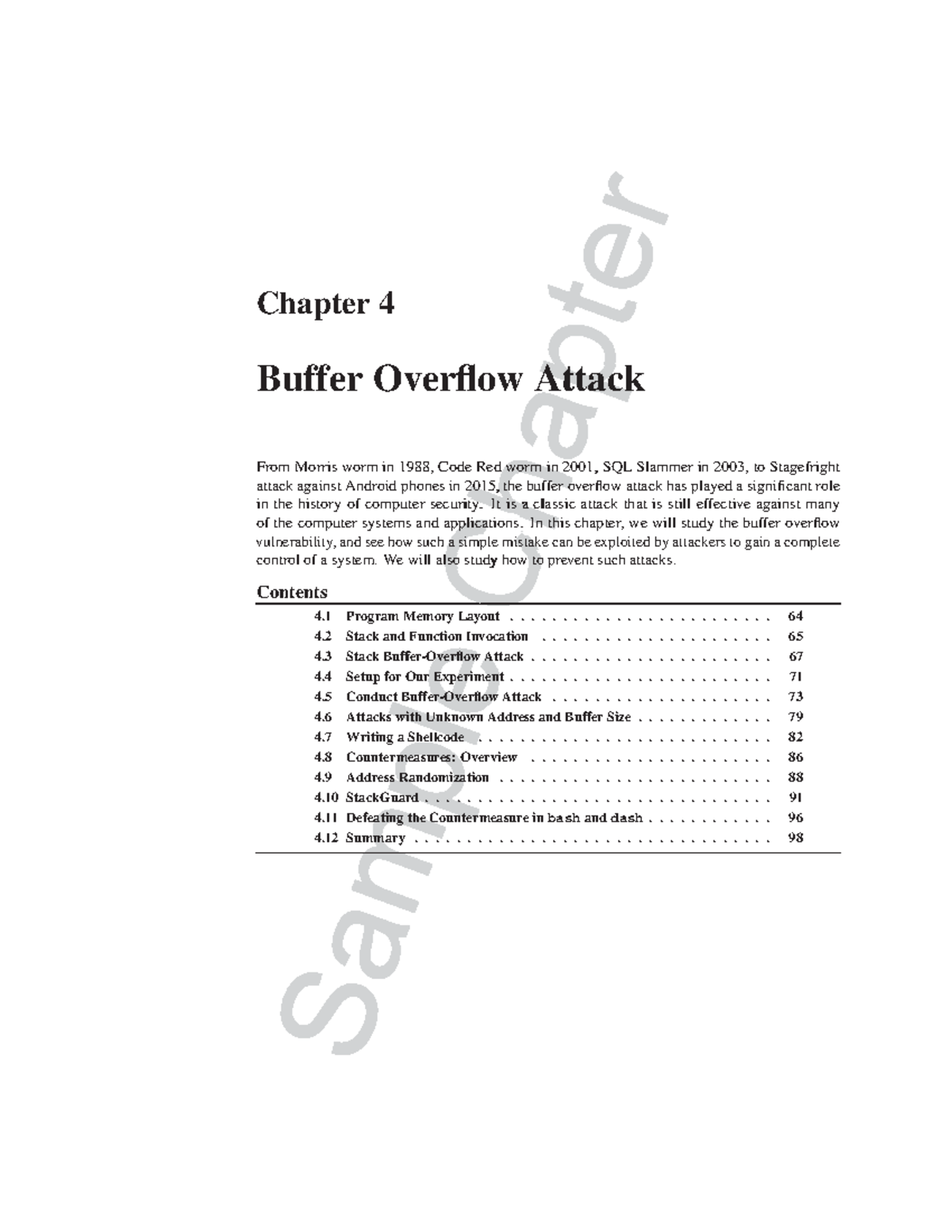 Buffer Overflow Attacks: Understanding & Prevention in CS 101 Chapter 4 ...
