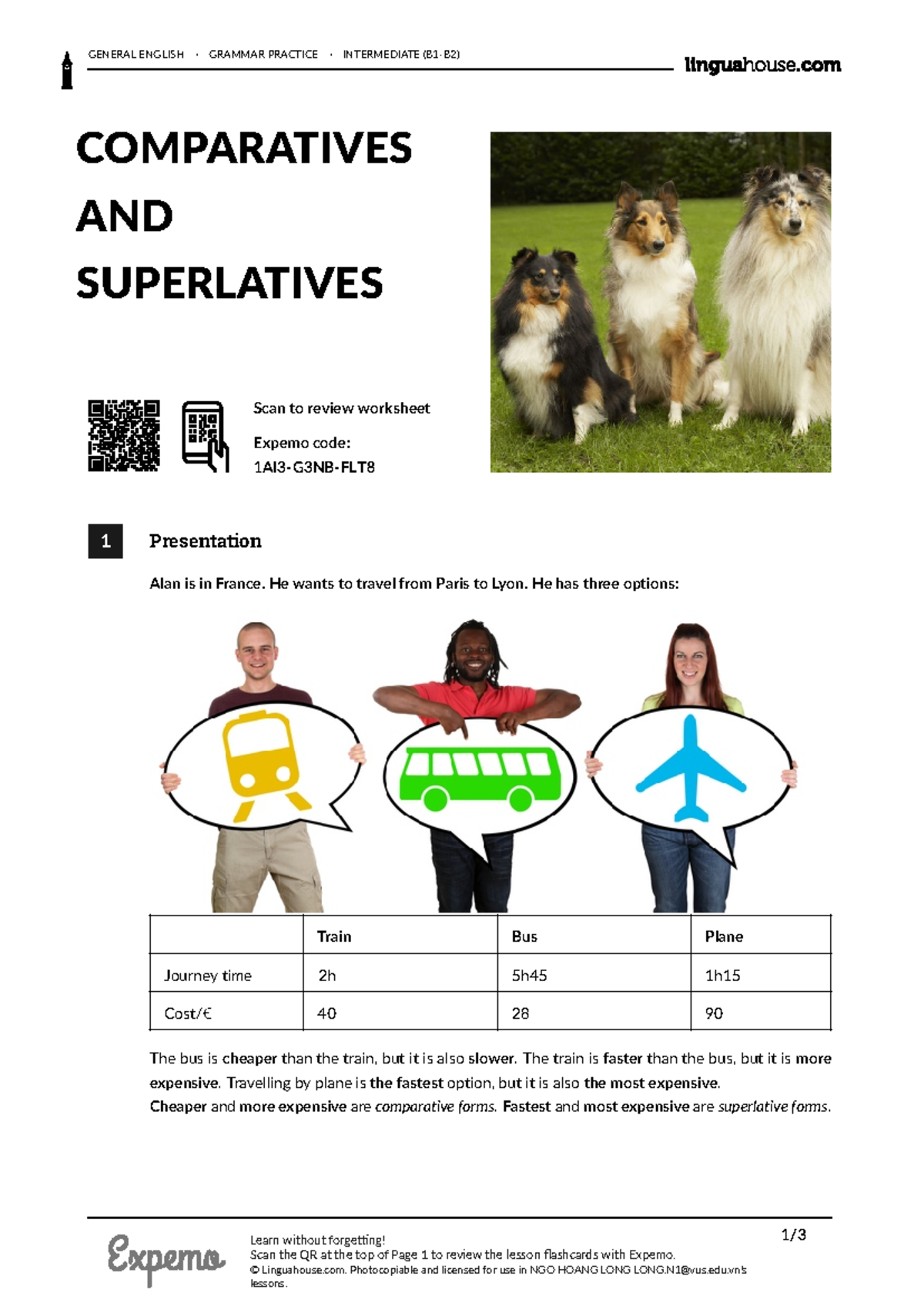 Comparatives and Superlatives in British English - Grammar Guide (B1-B2 ...