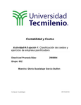 Contabilidad y costos Trabajo de tutoría - TecMilenio - Studocu
