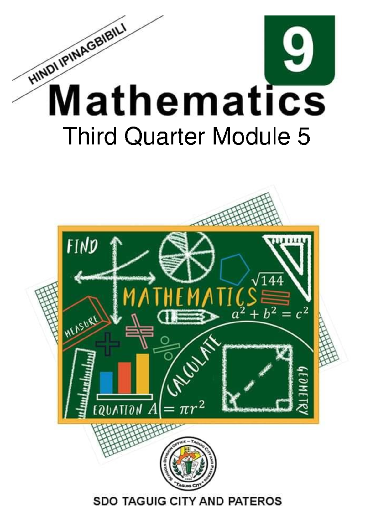 MATH9 Q3 W5 Enhanced- Module - \ SDO TAGUIG CITY AND PATEROS Third ...