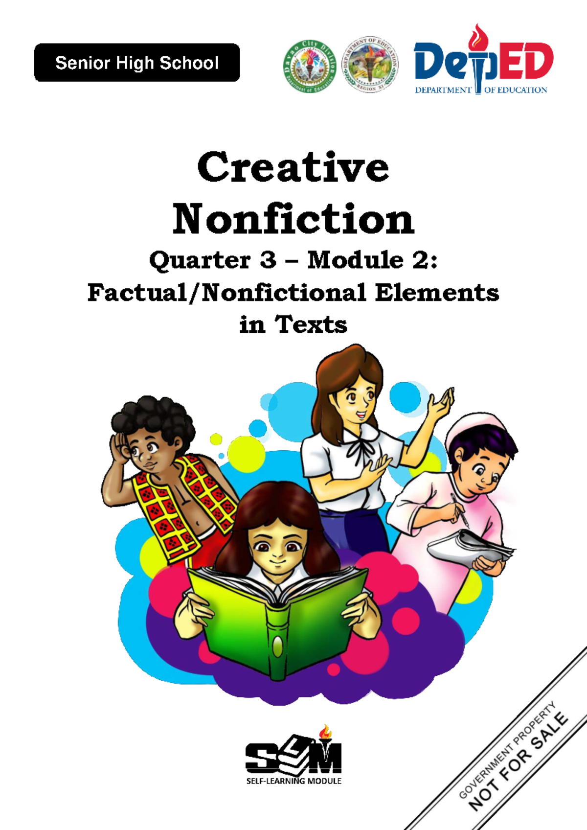 Q3 Creative Nonfiction 12 Module 2: Analyzing Text Elements - Studocu