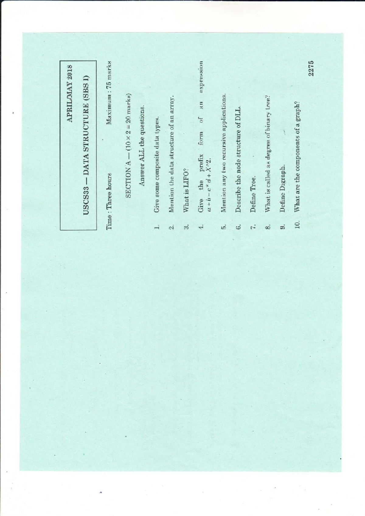USCS33 - Helpful Study Notes for Exam Preparation - Studocu