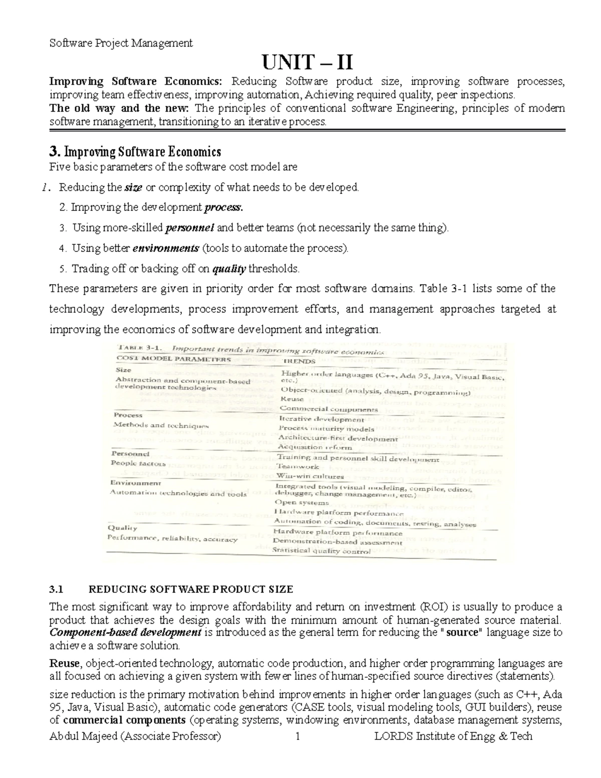 Unit-2 - Notes - Warning: TT: undefined function: 32 DEPARTMENT OF ...