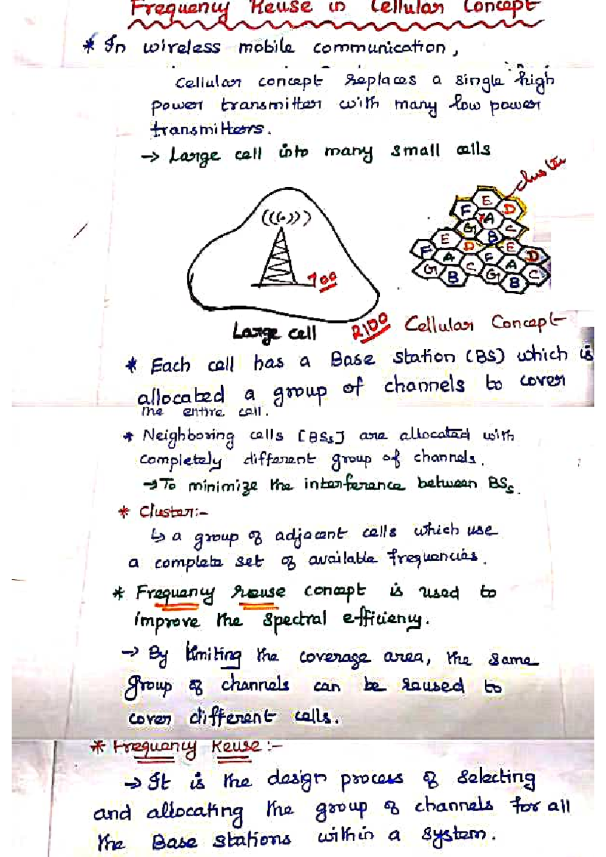 Cellular Concept in Wireless Mobile Communication: WC Unit1-P2 Notes ...