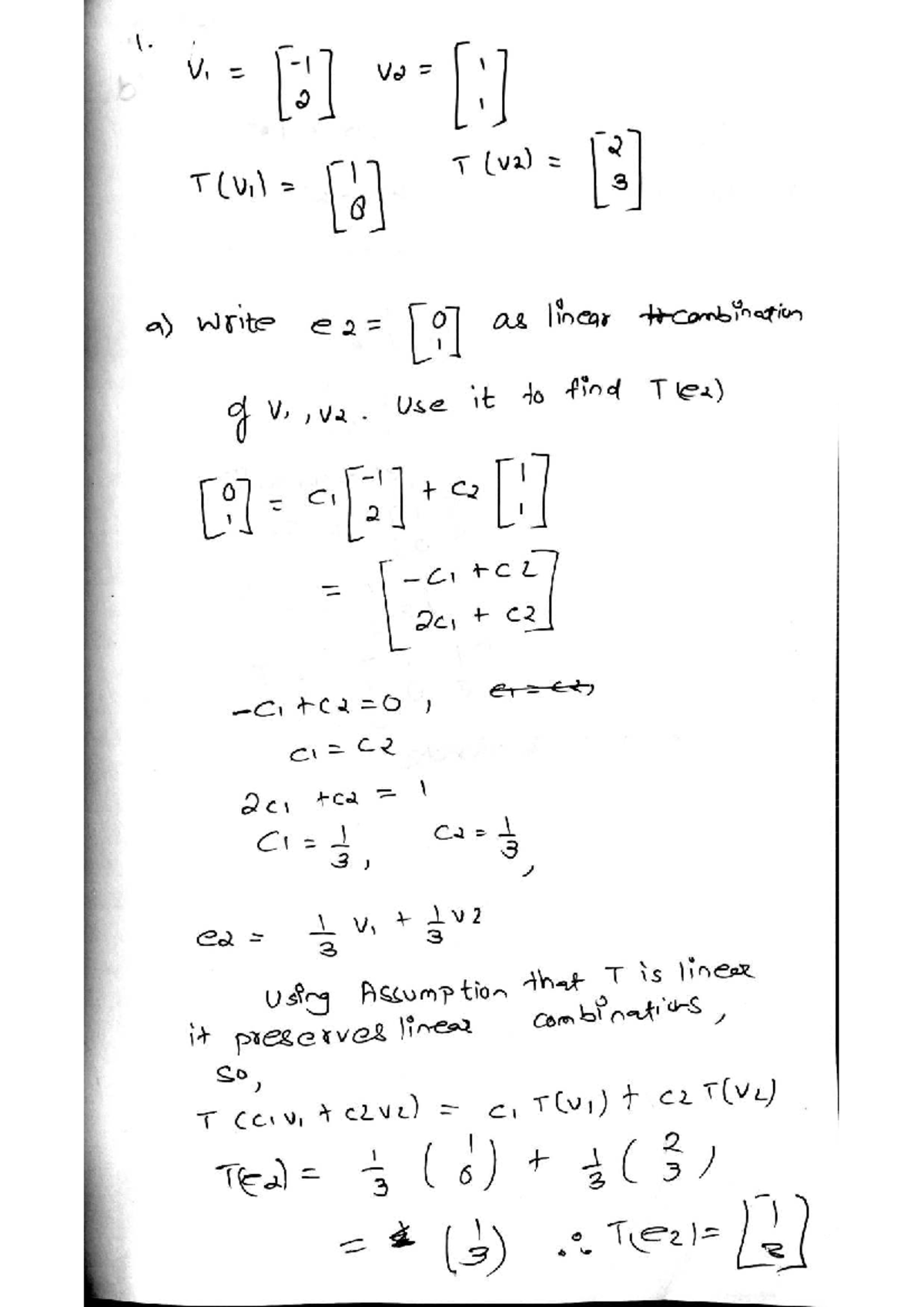 Linear Transformations and Their Properties in R^n - MATH 101 - Studocu