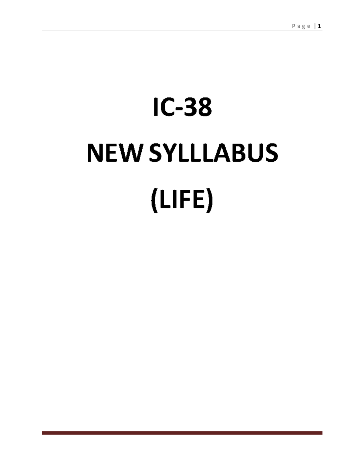 IC-38 - Short Notes on Life Insurance Concepts and Principles - Studocu