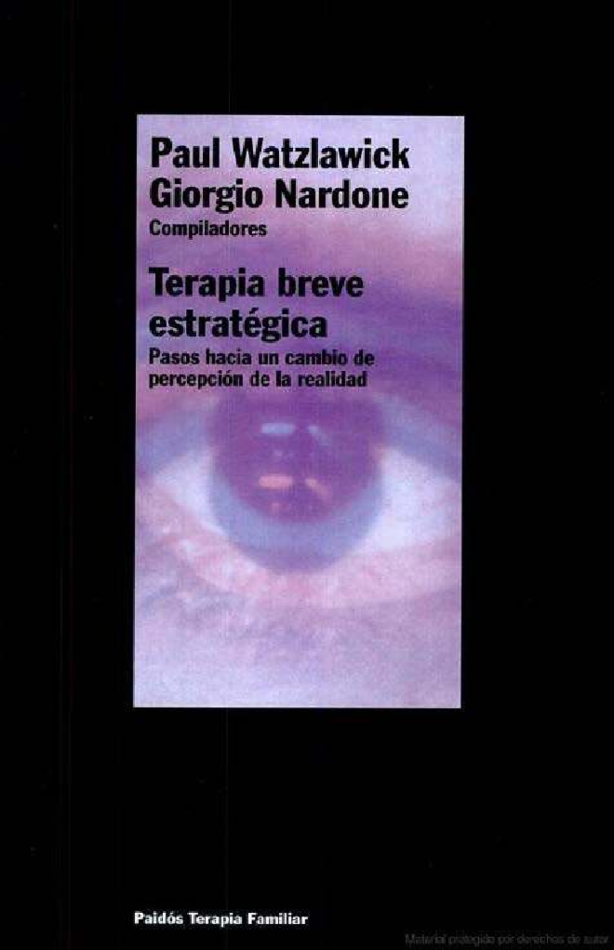 Terapia Breve Estratégica: Cambios en la Percepción de la Realidad - Document Preview