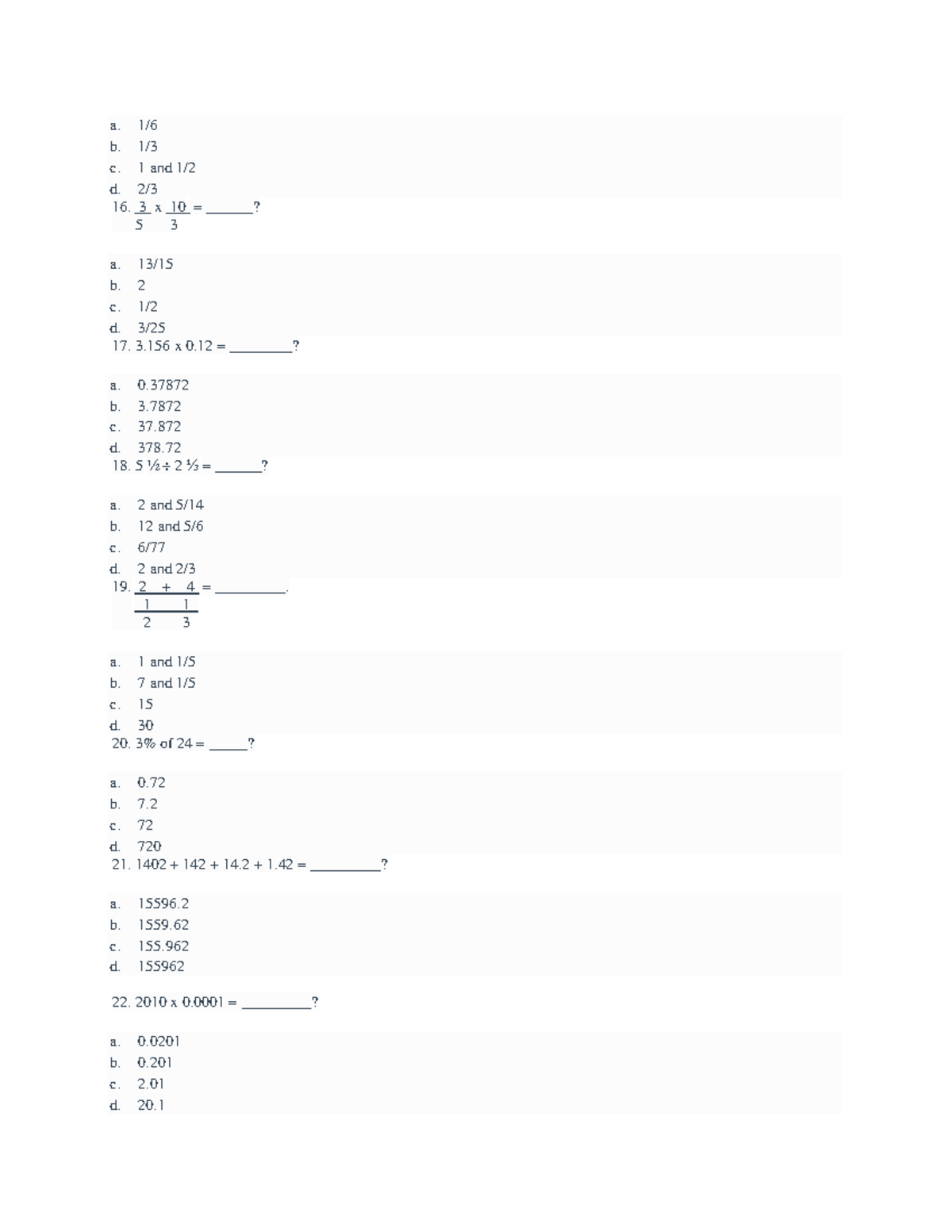 Numerical Reasoning Practice Questions (255 Qs & Ans) - Studocu