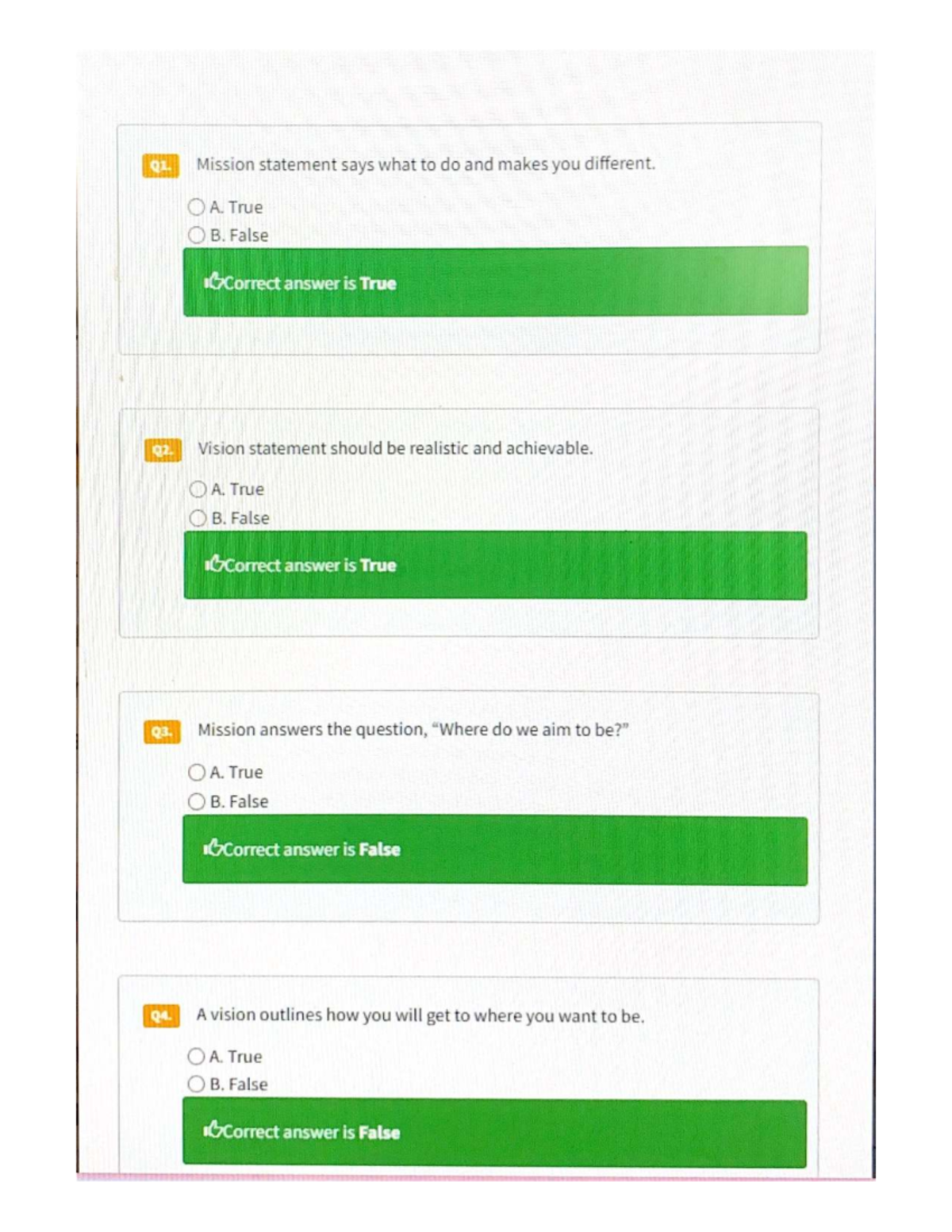 Hislab - Lesson 1 Summative Test on Mission and Vision Statements - Studocu
