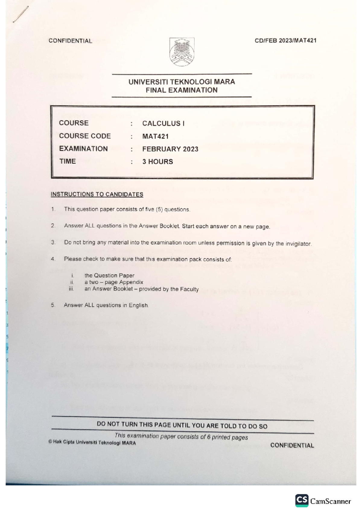 MAT421 Lecture Notes - February 2023 Edition - Studocu