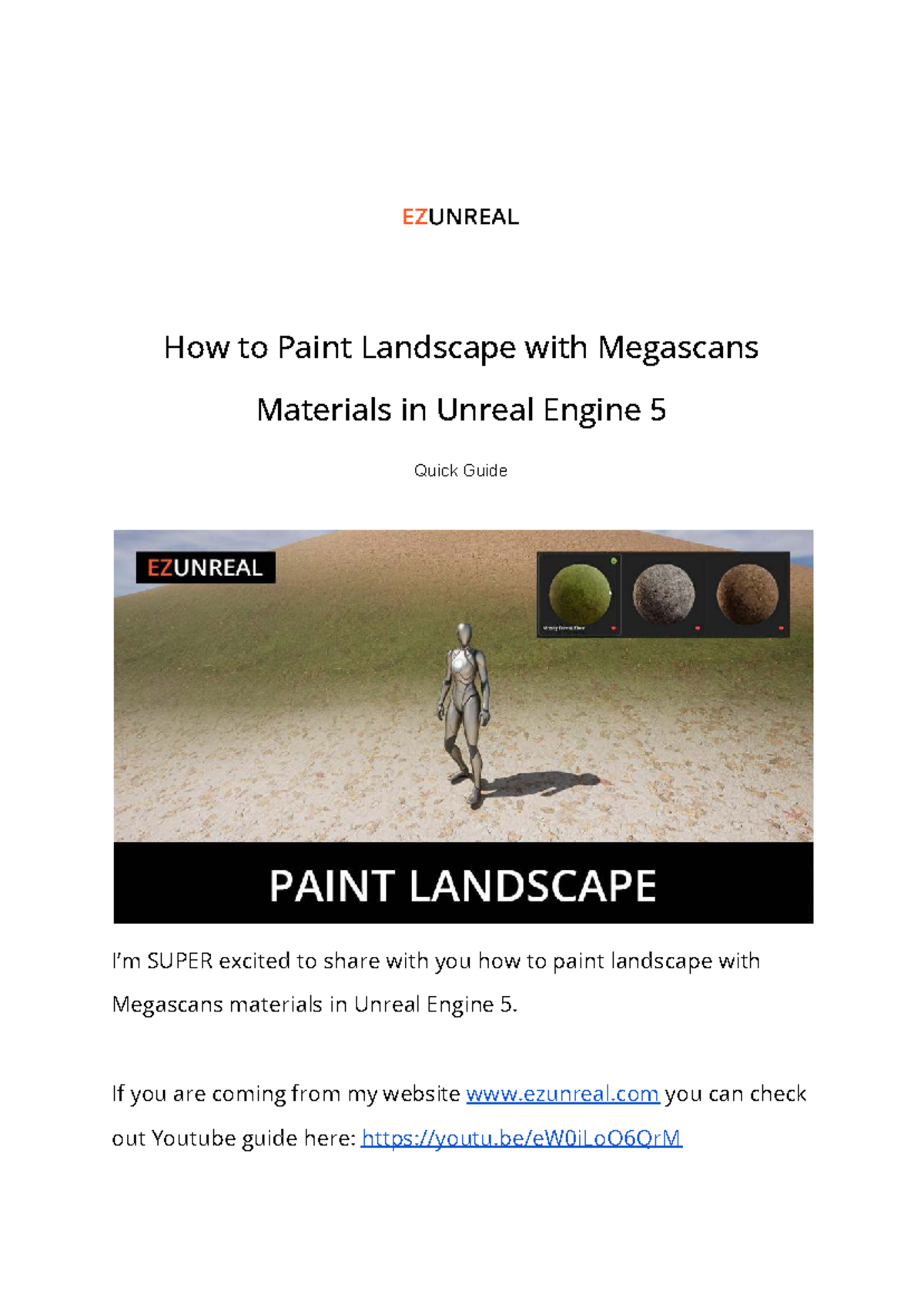 How to Paint Landscape with Megascans in Unreal Engine 5: A Guide - Studocu