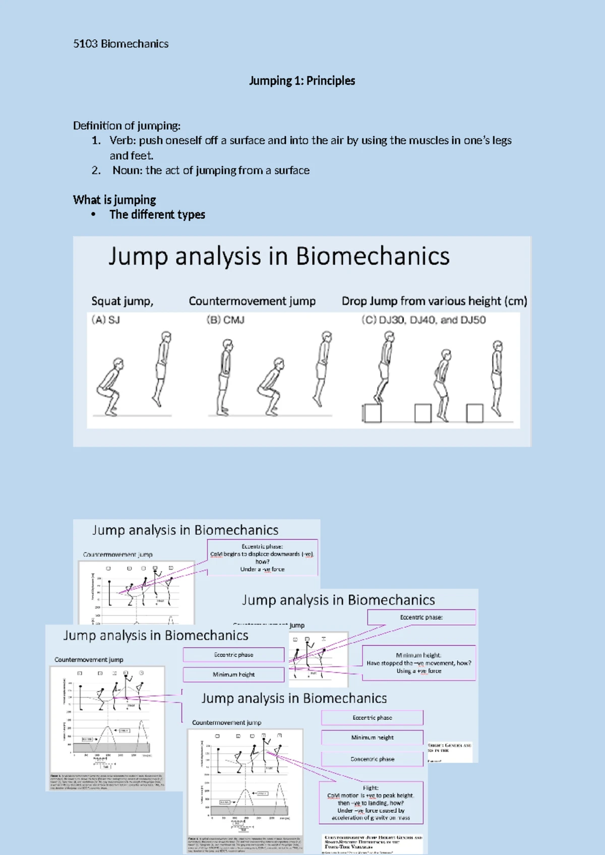 Biomechanical Principles of Running: Gait Cycle & Forces Analysis - Studocu