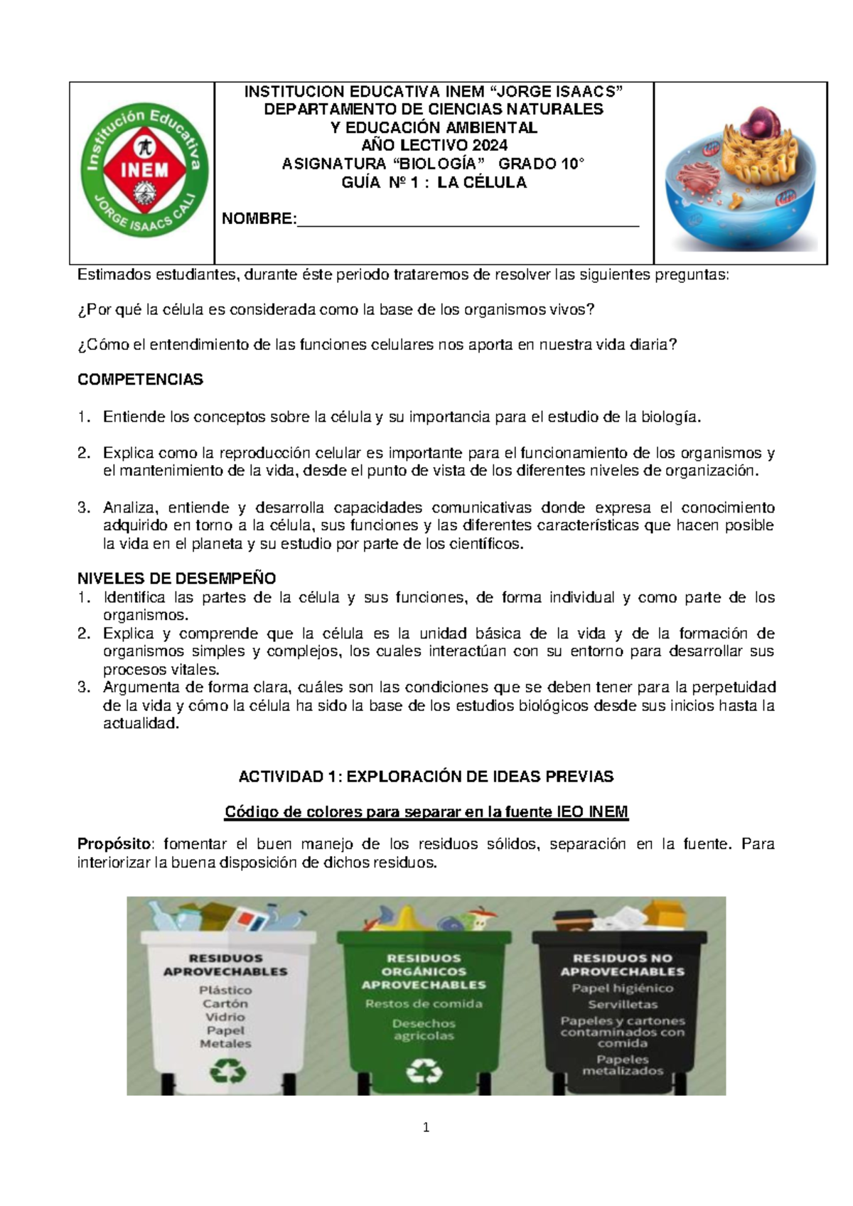 CIENCIAS NATURALES. – COLJAD Blog, image size:1200x1696