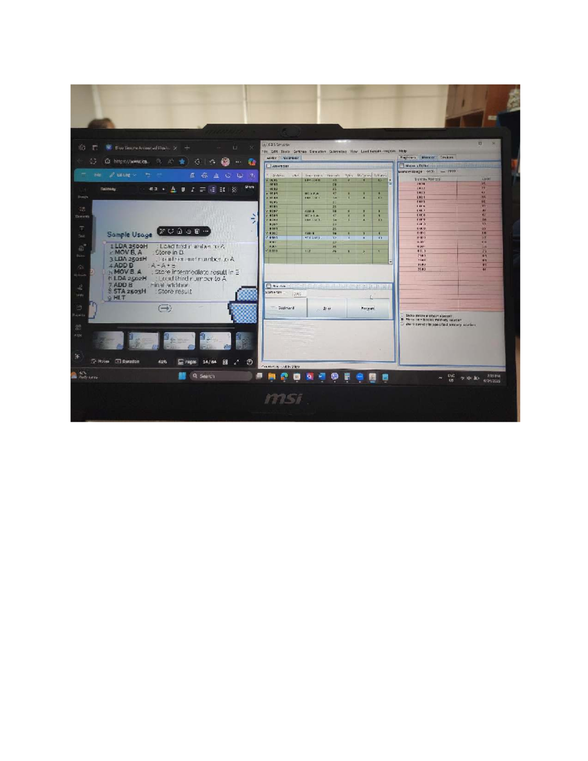 Activity - Load and Store Operations in Assembly Language - Studocu