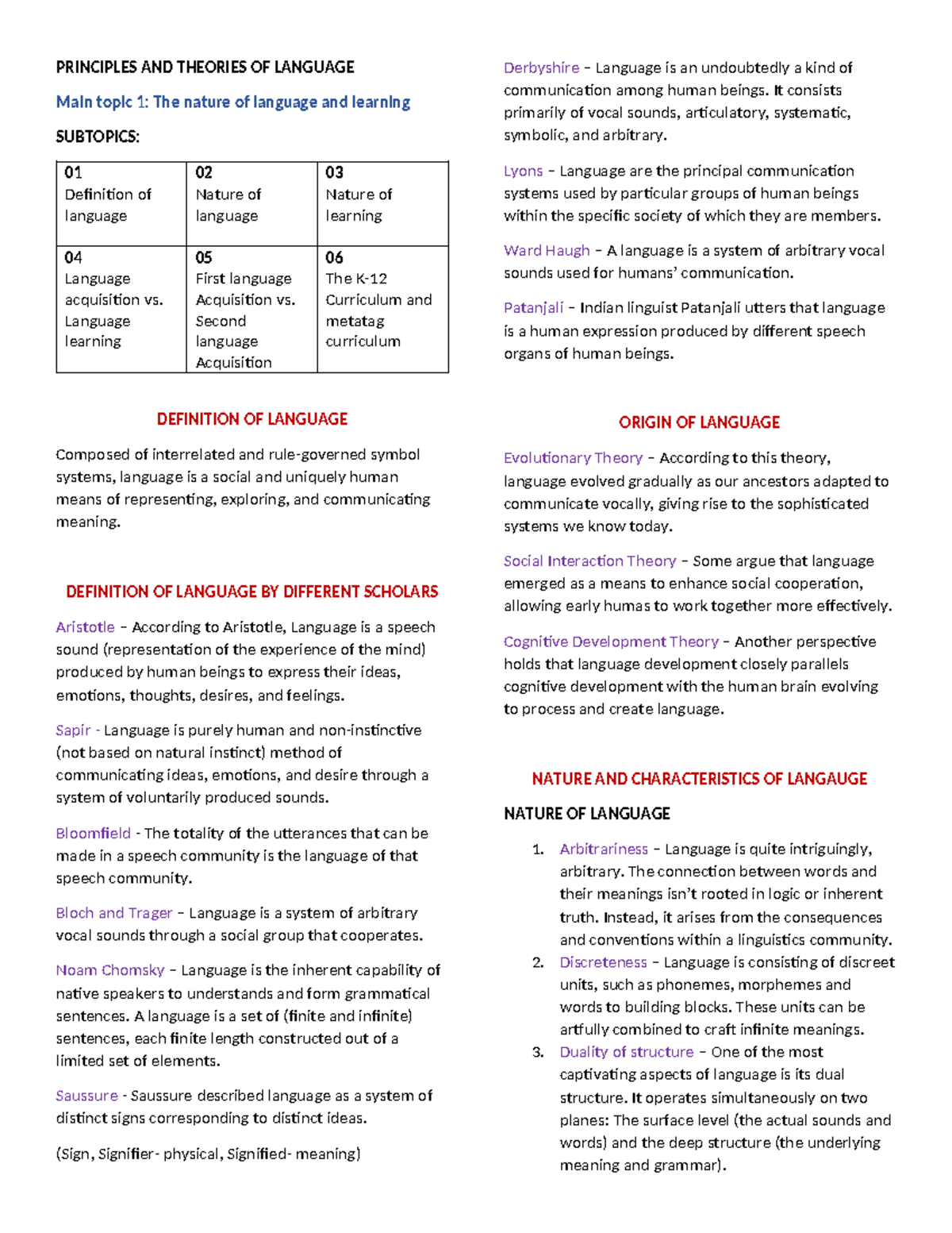 Principles-AND- Theories-OF- Language - PRINCIPLES AND THEORIES OF ...