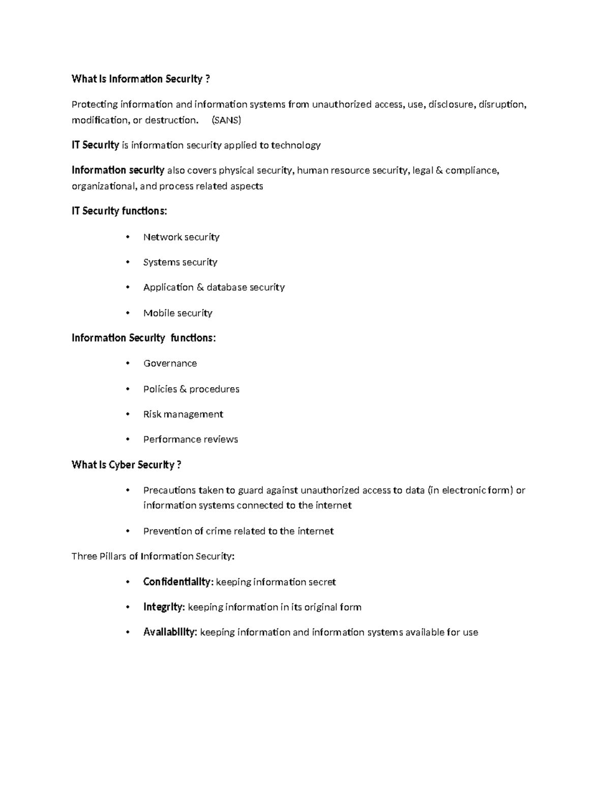 CS 205: Overview of Information Security Concepts and Practices - Studocu
