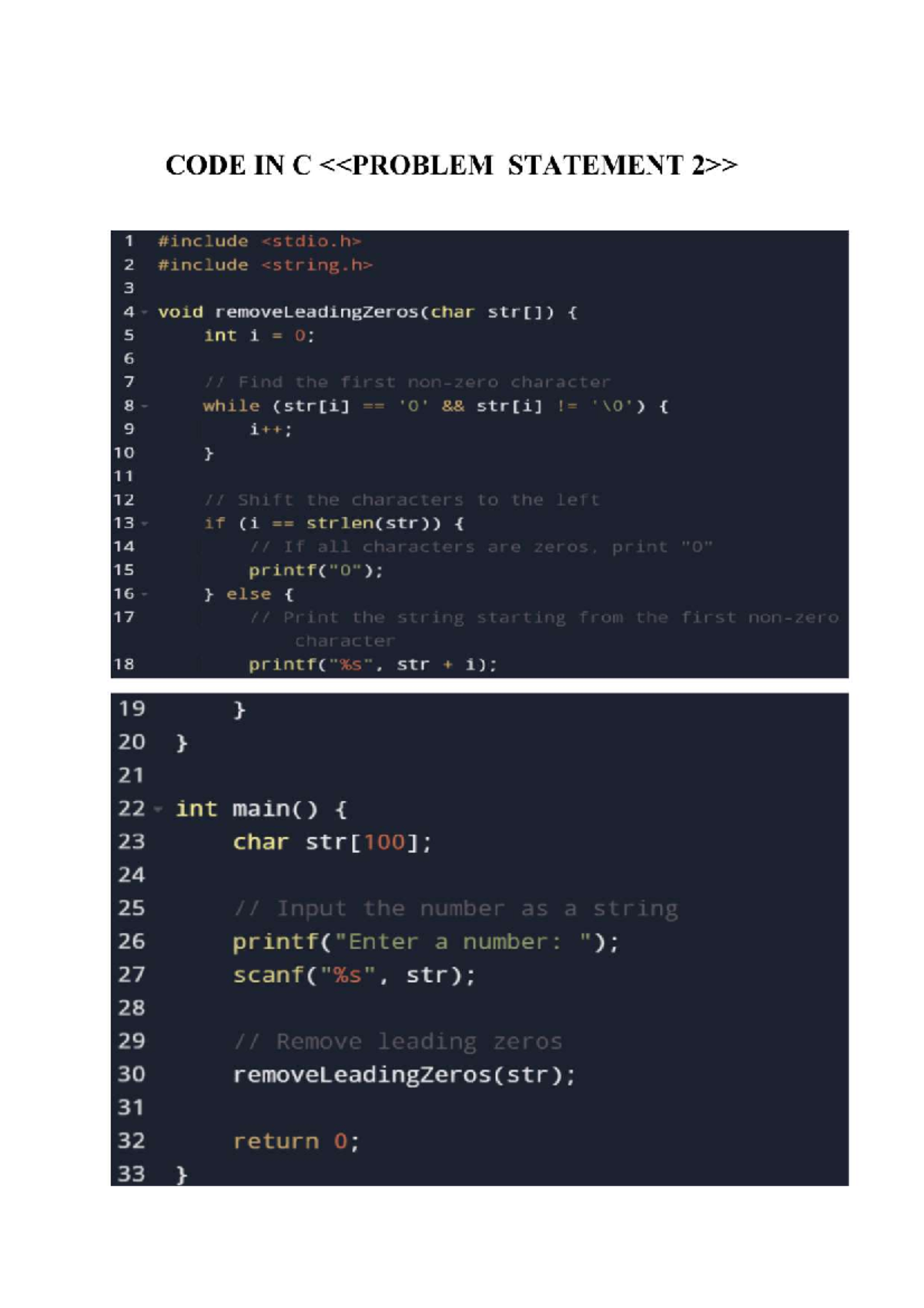 C Question-2 Solution and Reute Case - Programming For Problem Solving ...