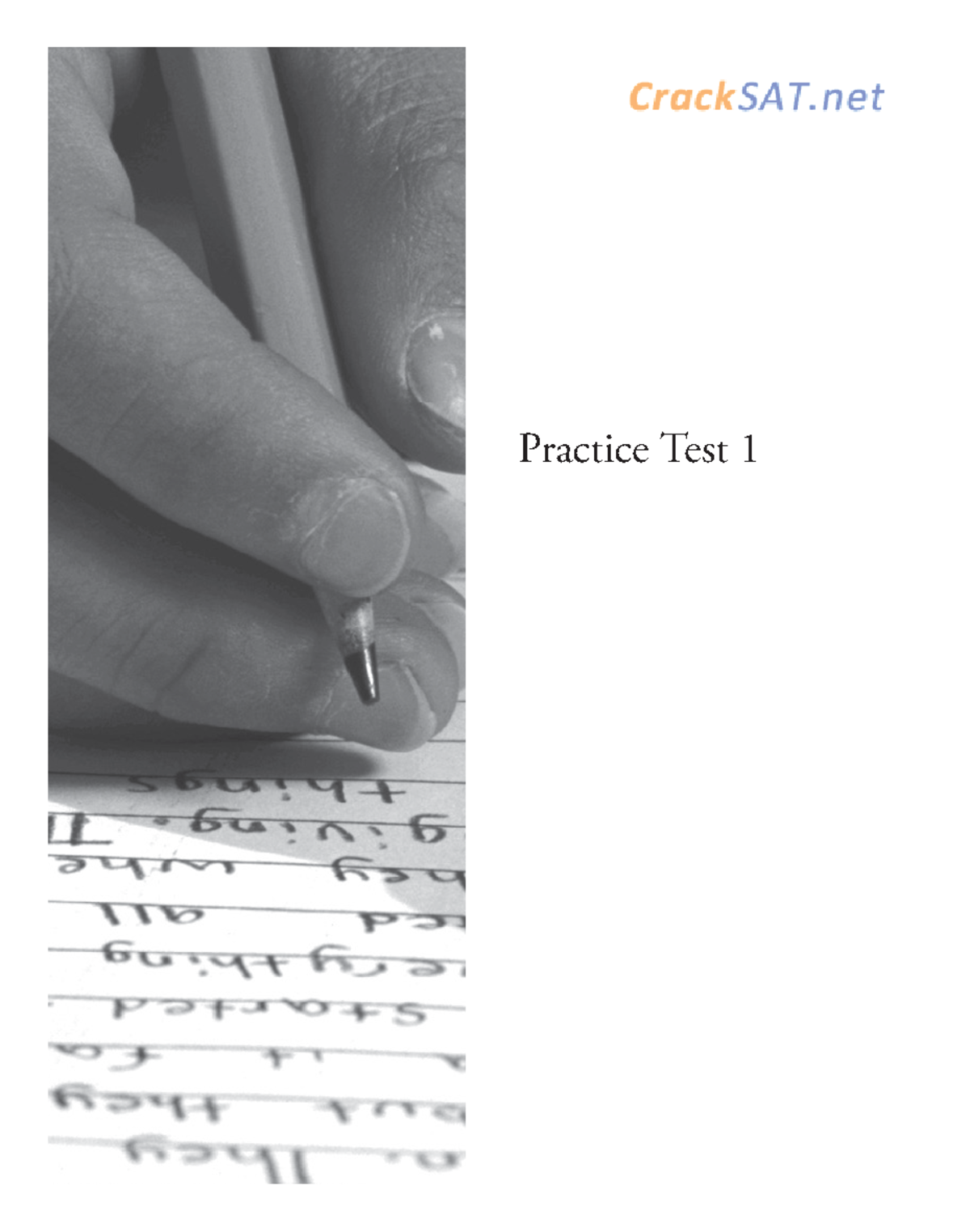 Cracking New Satp 1 - Practice Test Useful Links: New SAT Reading ...