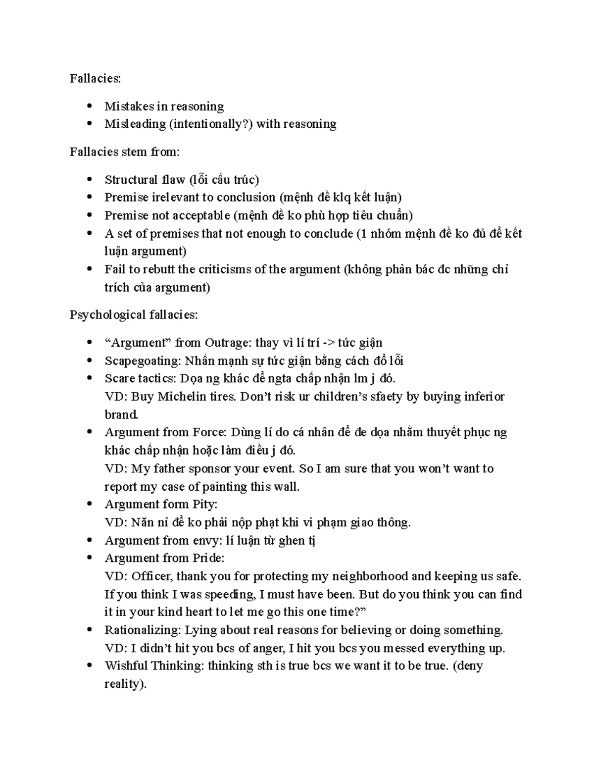 Critical Thinking & Argumentation Principles - Course Code CT101 - Studocu